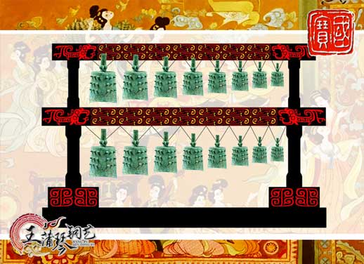 16件晉侯穌青銅編鐘，西周時(shí)期編鐘編磬